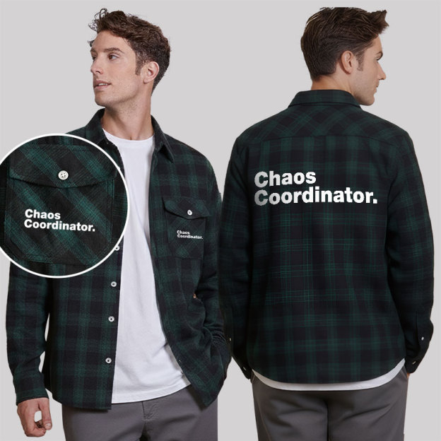 Chaos Coordinator Plaid Flannel Shirt