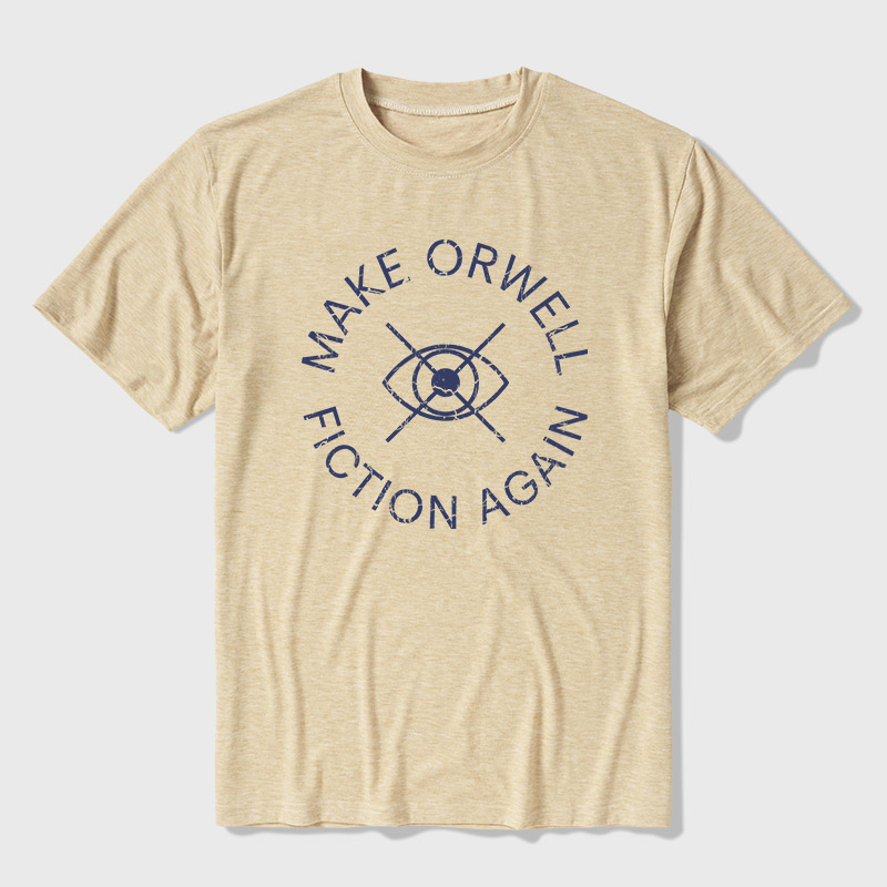 Make Orwell Fiction Again Ultra Soft Heather Tee