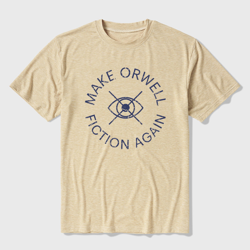 Make Orwell Fiction Again Ultra Soft Heather Tee