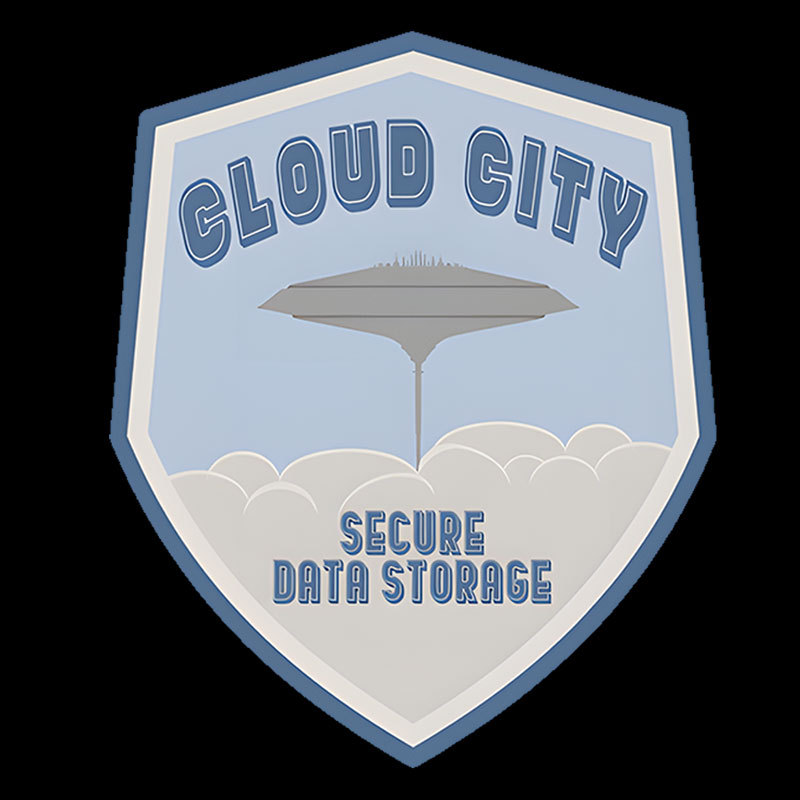 Cloud City Data Storage Geek T-Shirt