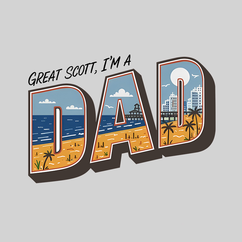 Great Scott I'M A Dad Geek T-Shirt