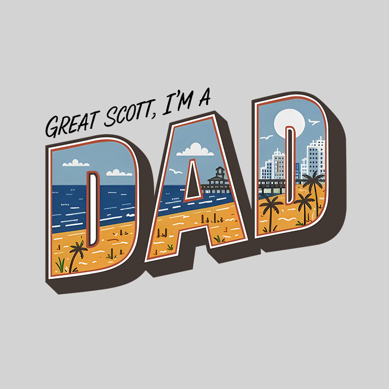 Great Scott I'M A Dad Geek T-Shirt