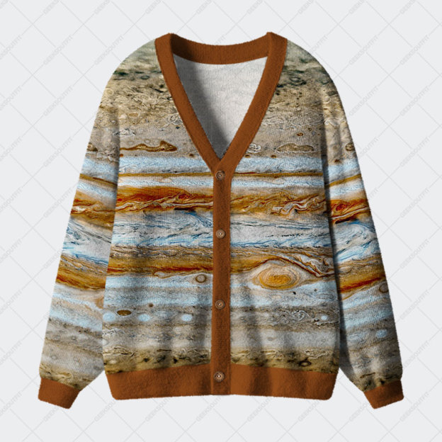 Jupiter Geek Ugly Cardigan Sweaters 