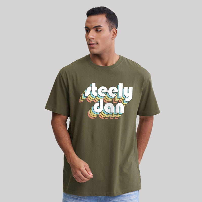 Steely Dan Retro Faded-Style Geek T-Shirt