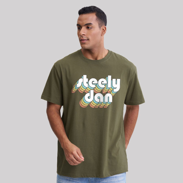 Steely Dan Retro Faded-Style Geek T-Shirt