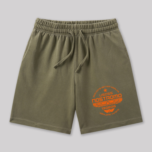 USCSS Nostromo Geeky Washed Shorts