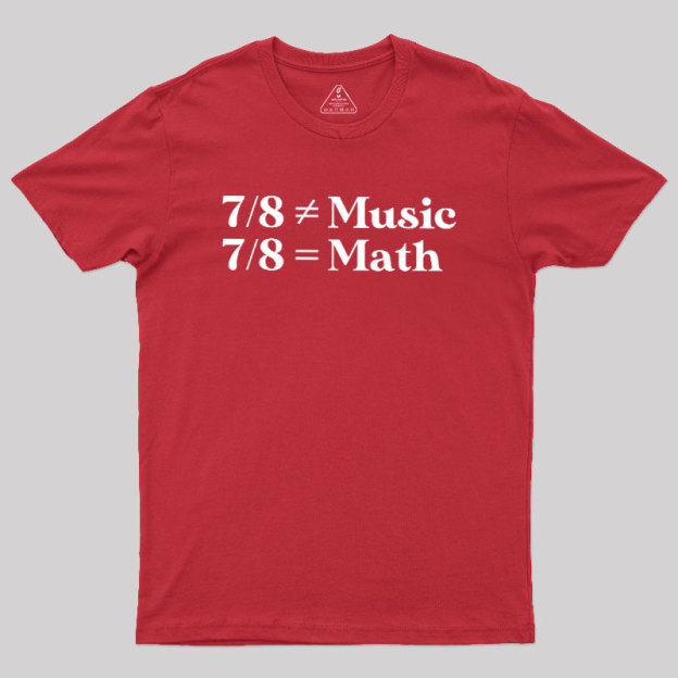 Music and Math Geek T-Shirt
