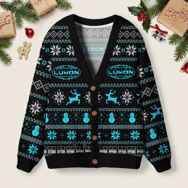 Lumon Geek Ugly Cardigan Sweaters