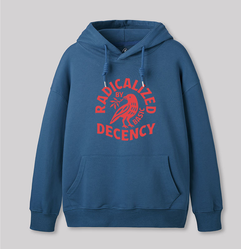 Radicalized By Basic Decency Geek Hoodie