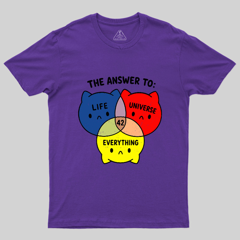 The Answer To Everything 42 Geek T-Shirt