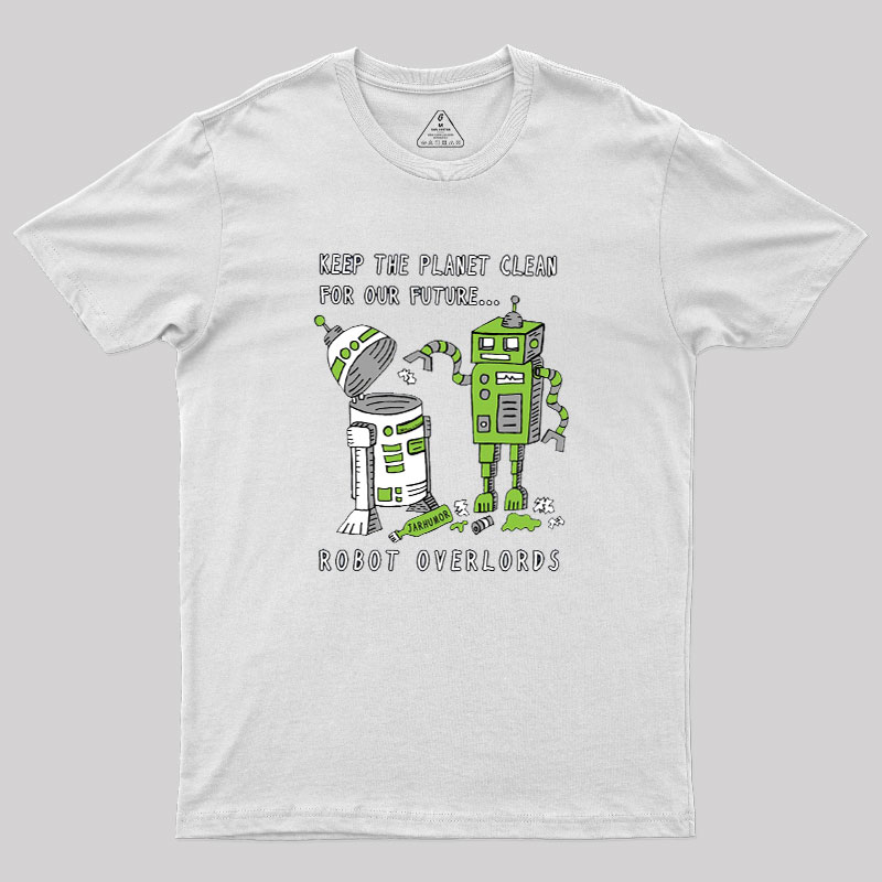 Robot Earth Geek T-Shirt