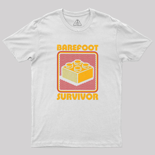 Foot Brick Survivor Geek T-Shirt