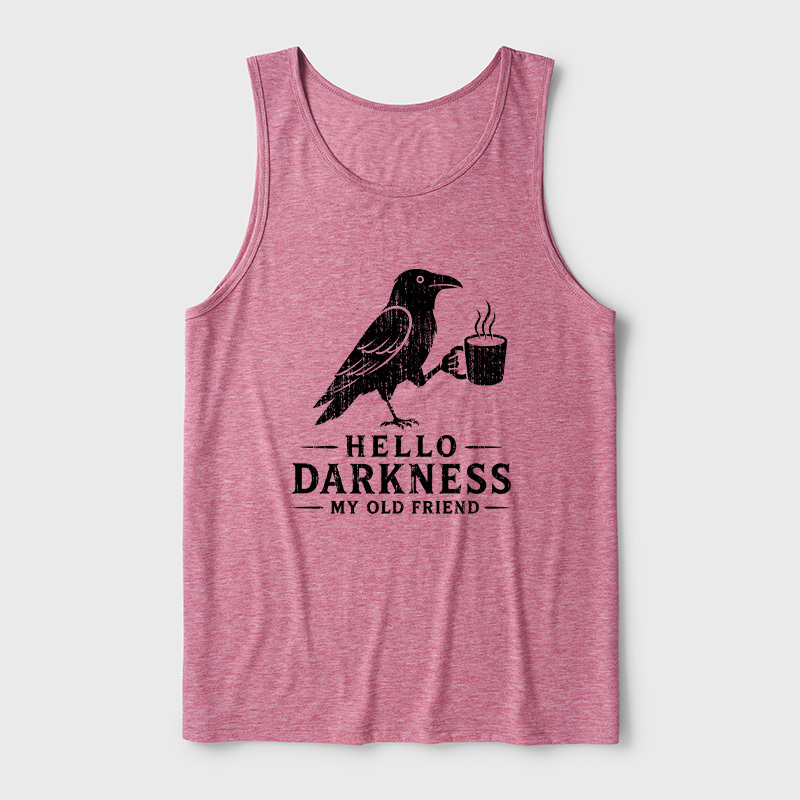 Raven Crow Coffee Ultra Soft Heather Tank