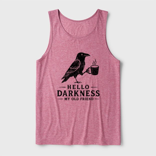 Raven Crow Coffee Ultra Soft Heather Tank