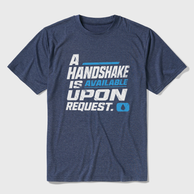 Handshake on Demand Ultra Soft Heather Tee