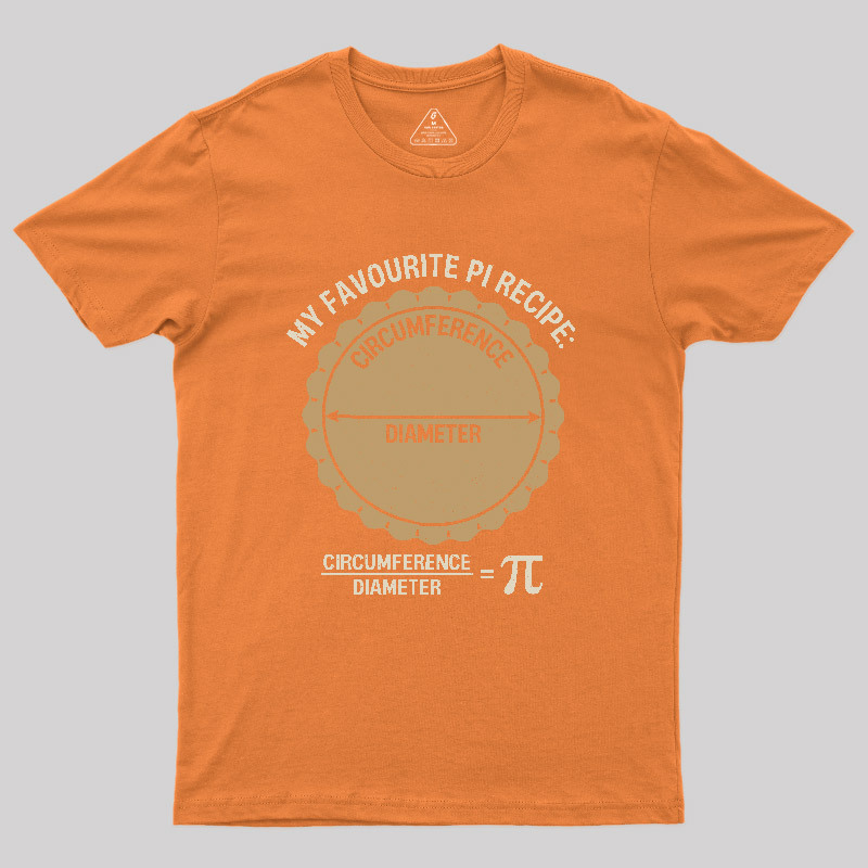 Favorite Pi Recipe Geek T-Shirt