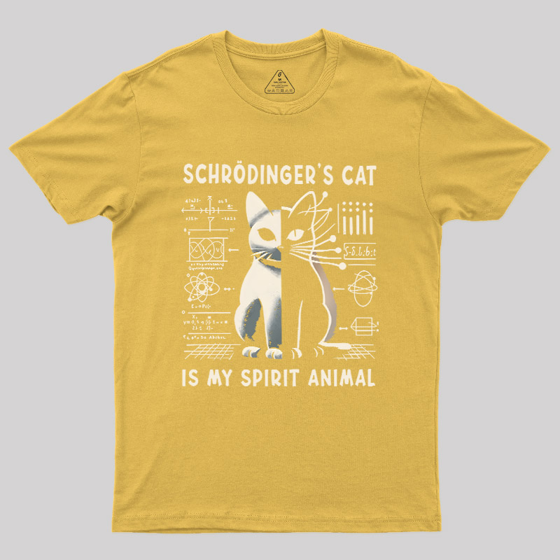 Schrodinger's Сat Science Nerd T-Shirt