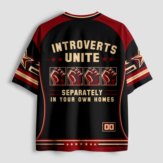 Introverts Unite Geek Mesh Jersey