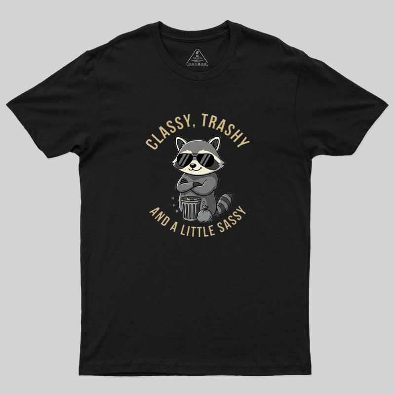 Classy Raccoon Geek T-Shirt