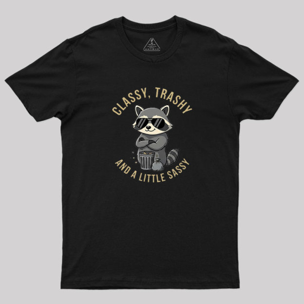Classy Raccoon Geek T-Shirt