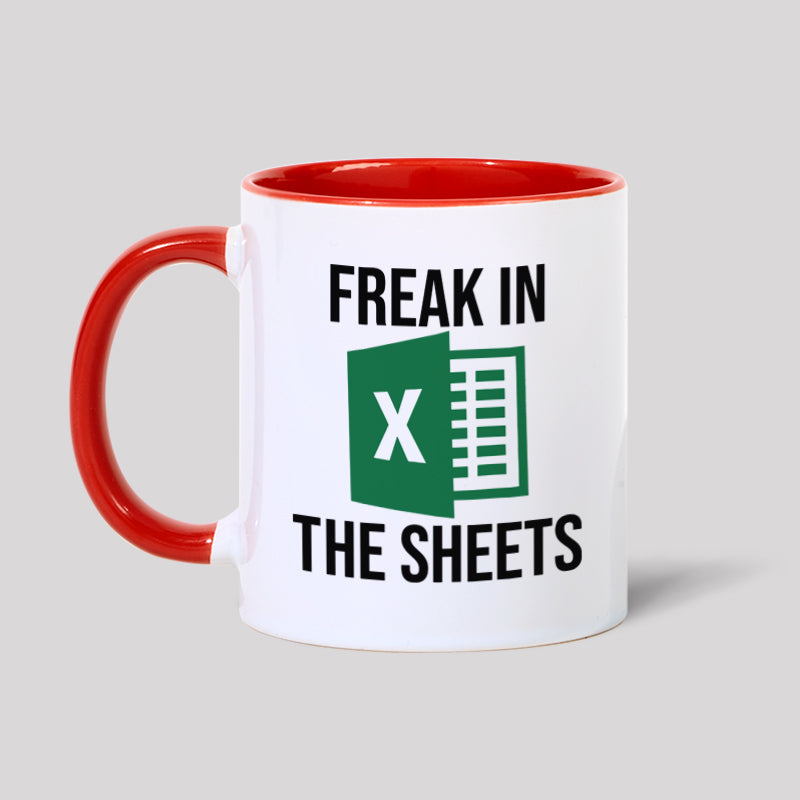 Freak in the Sheets Geek Mug