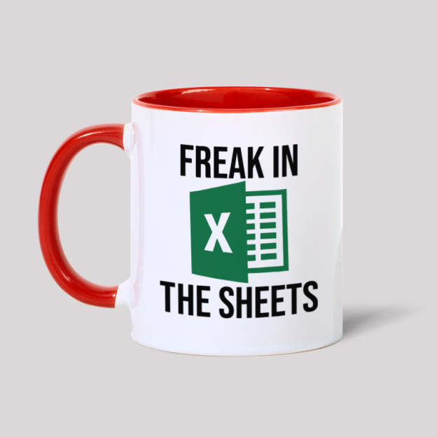 Freak in the Sheets Geek Mug