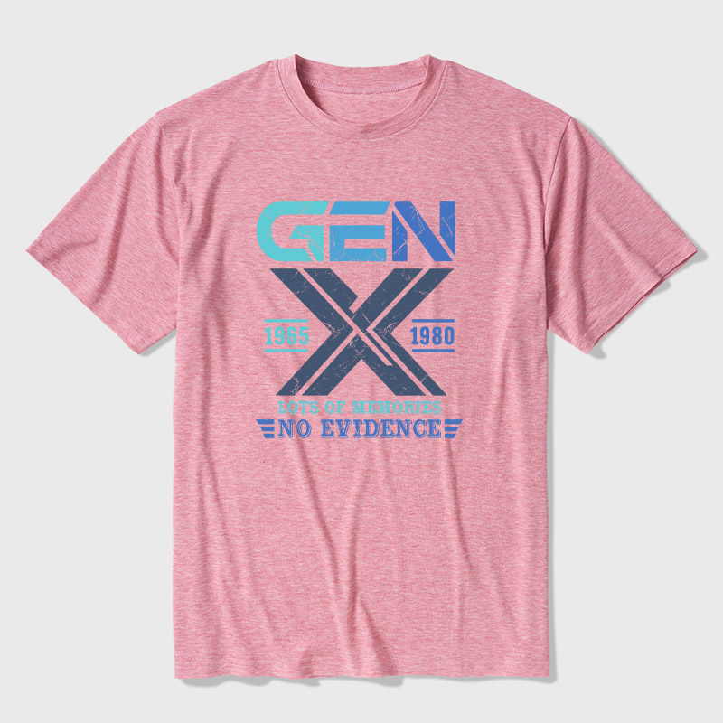 Genx Lots of Memories Ultra Soft Heather Tee