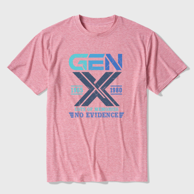 Genx Lots of Memories Ultra Soft Heather Tee