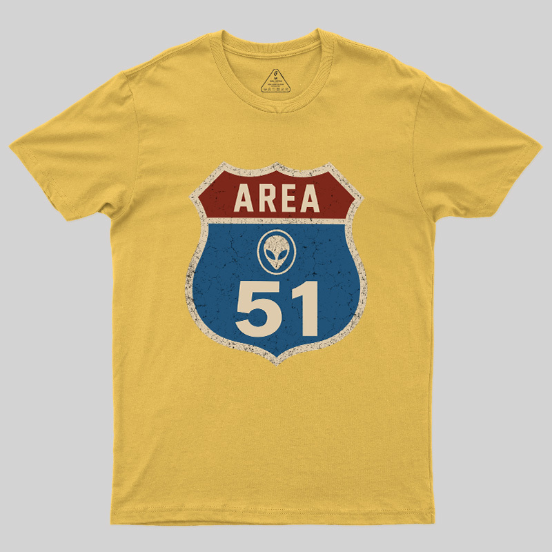 Secret Desert Alien Outpost Geek T-Shirt