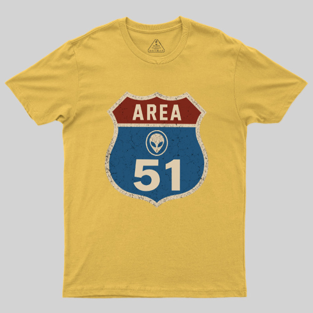 Secret Desert Alien Outpost Geek T-Shirt