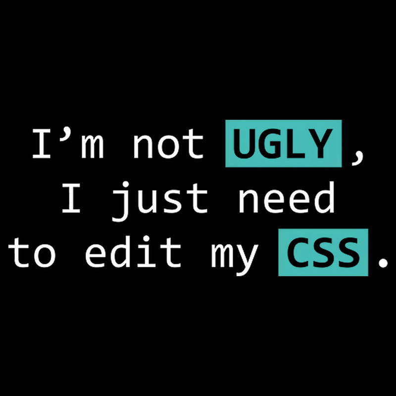 Not Ugly Geek T-Shirt