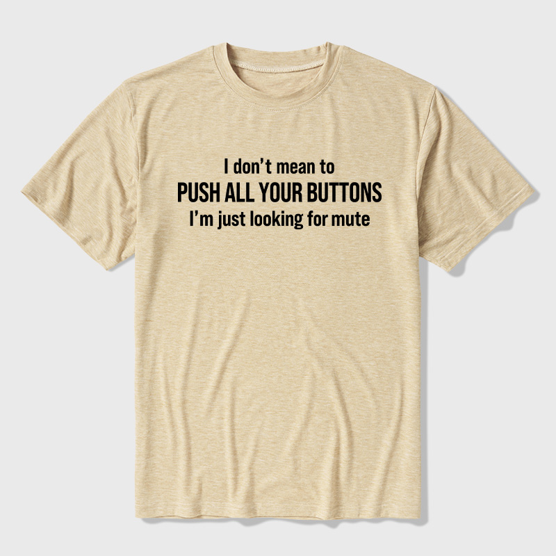 I'm Just Looking For Mute Ultra Soft Heather Tee