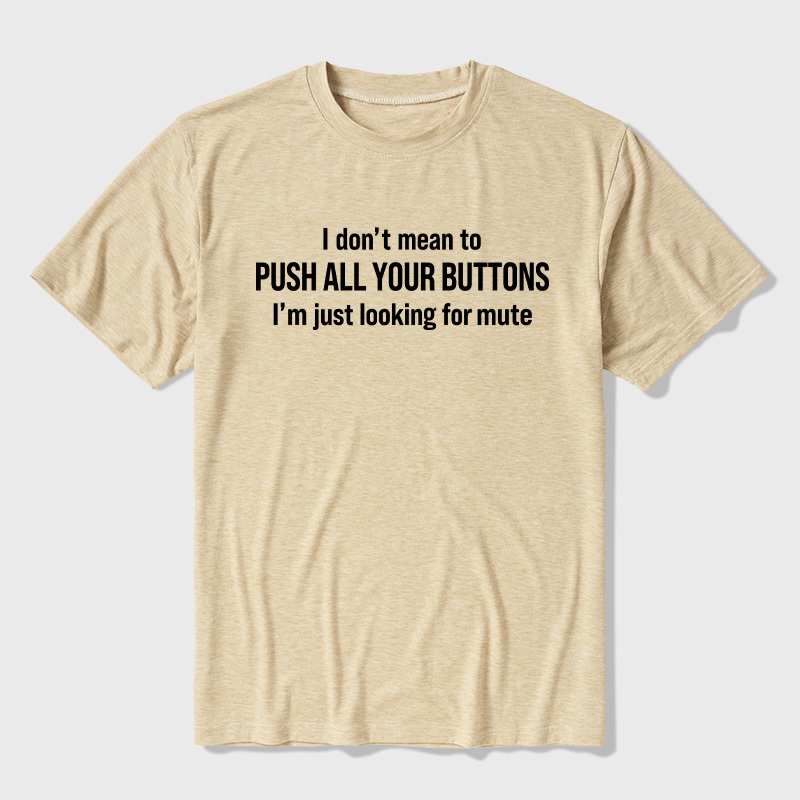 I'm Just Looking For Mute Ultra Soft Heather Tee