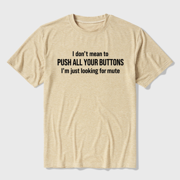 I'm Just Looking For Mute Ultra Soft Heather Tee
