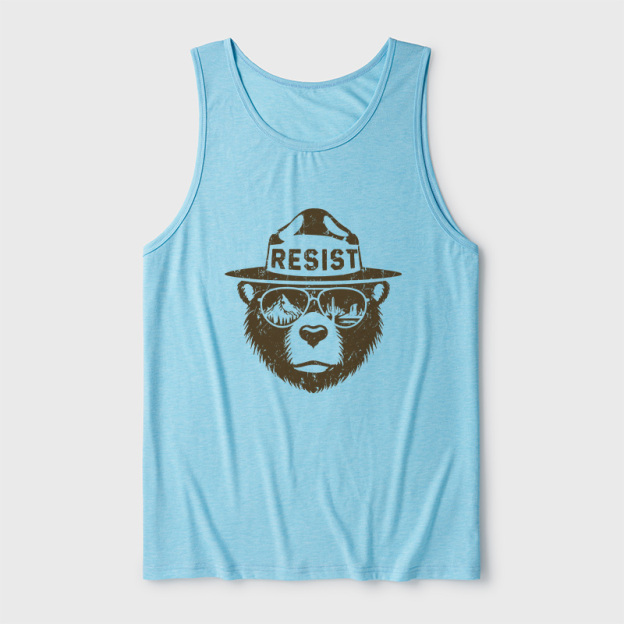 Vintage Alt National Park Service Resist Ultra Soft Heather Tank