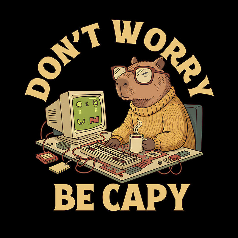 Be Capy Geek T-Shirt