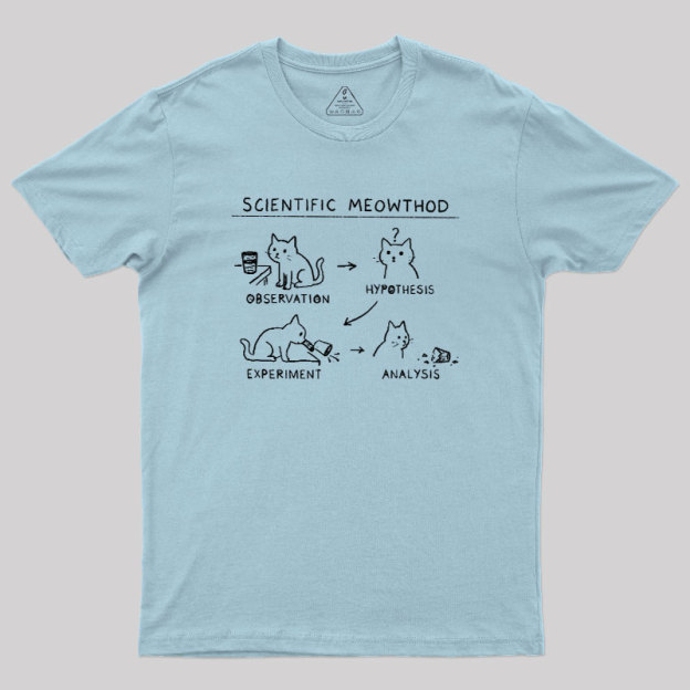 Scientific Meowthod Geek T-Shirt