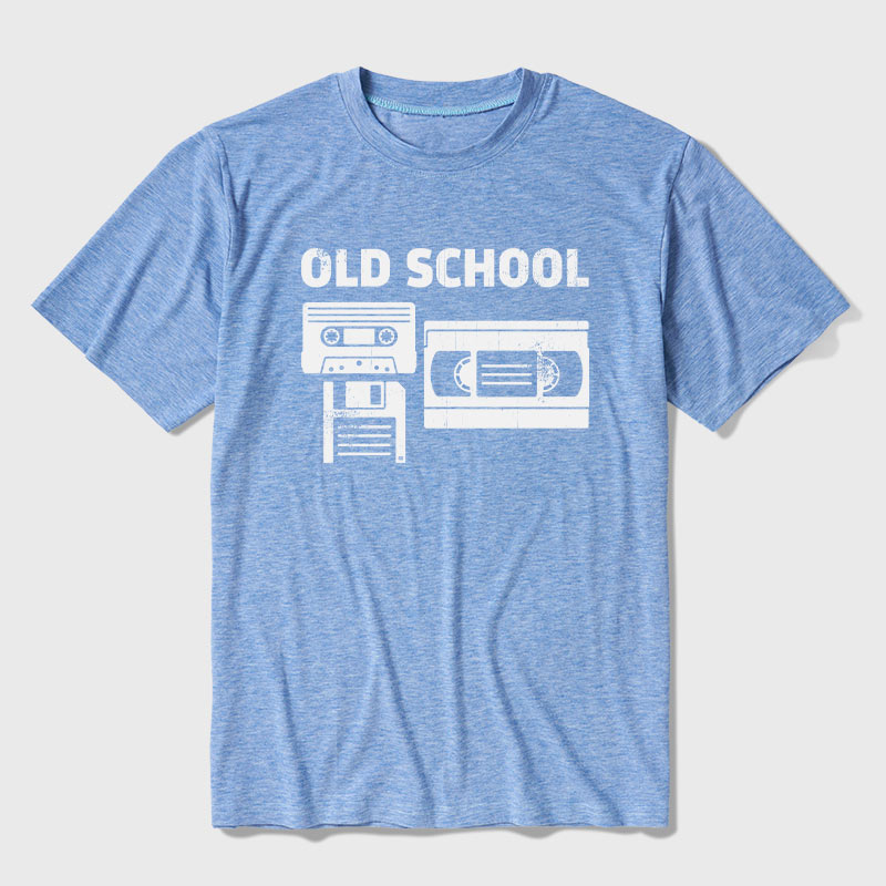 Old School Ultra Soft Heather Tee