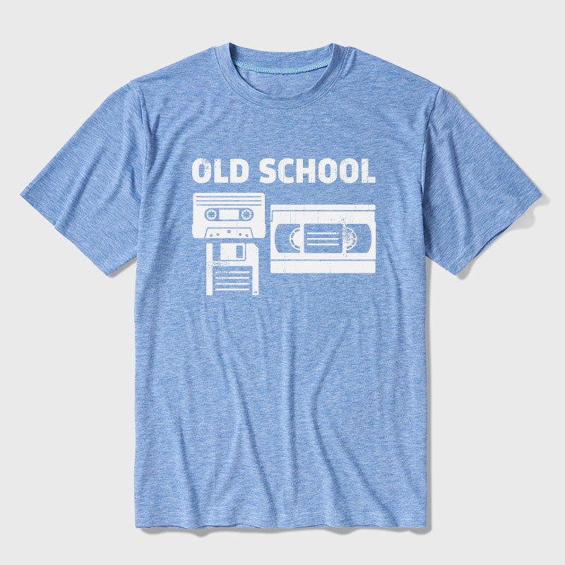 Old School Ultra Soft Heather Tee