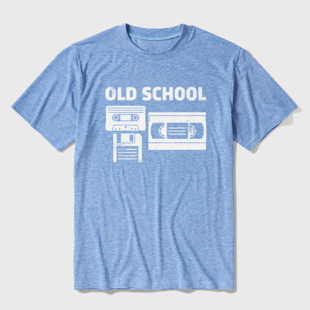 Old School Ultra Soft Heather Tee