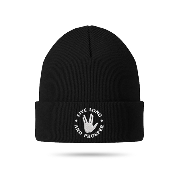 Live Long Geek Embroidered Beanie
