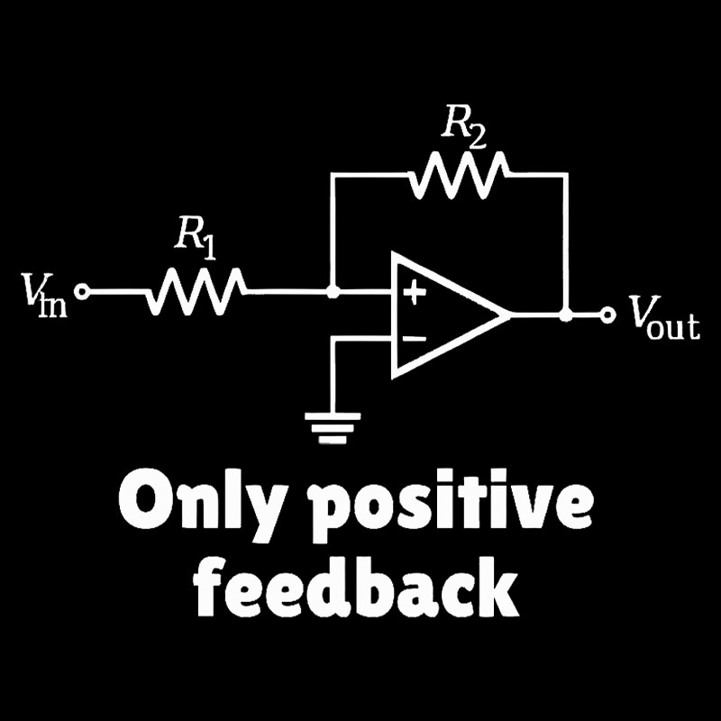 Only Positive Feedback Geek T-Shirt