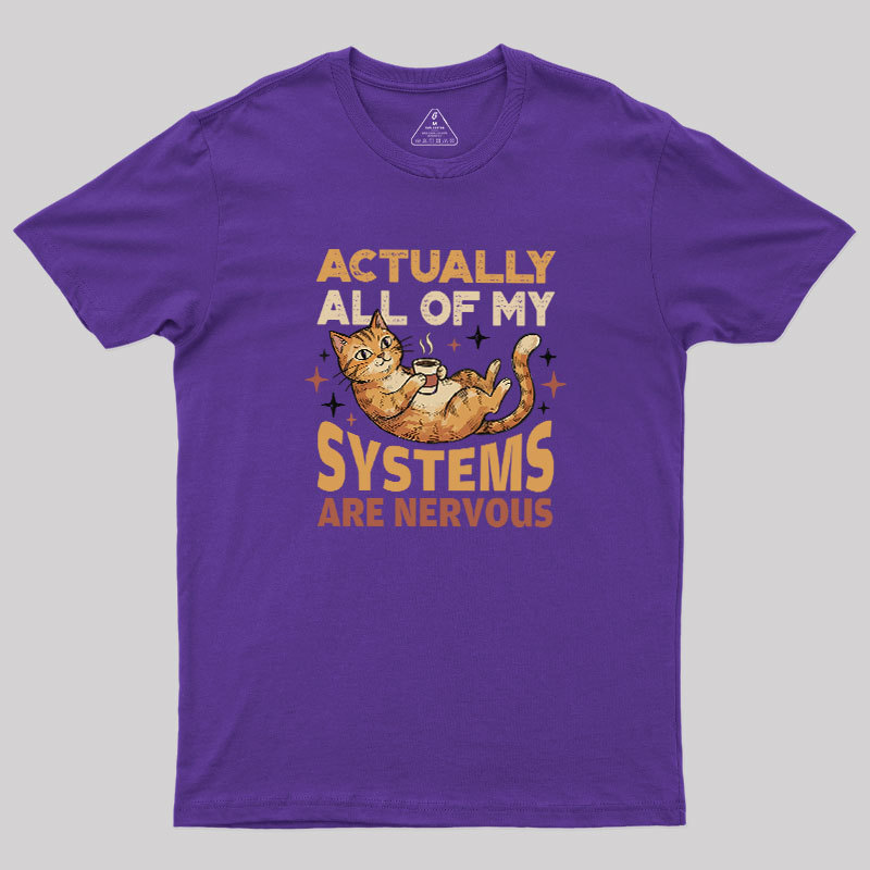Nervous?Systems?Society Geek T-Shirt