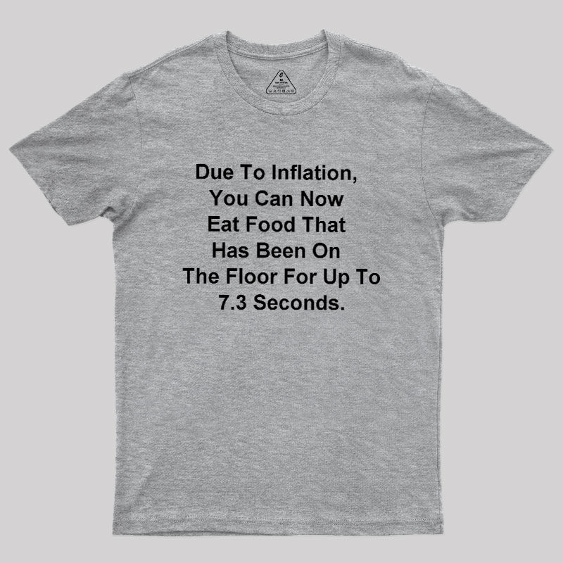 Due to Inflation Geek T-Shirt