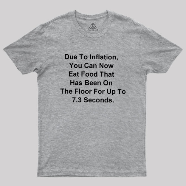 Due to Inflation Geek T-Shirt