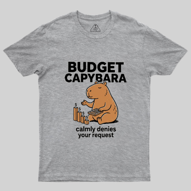 Budget Capybara Geek T-Shirt