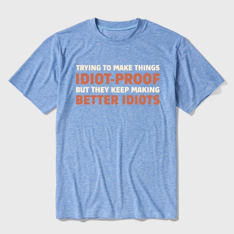 Idiot-Proof Paradox Ultra Soft Heather Tee