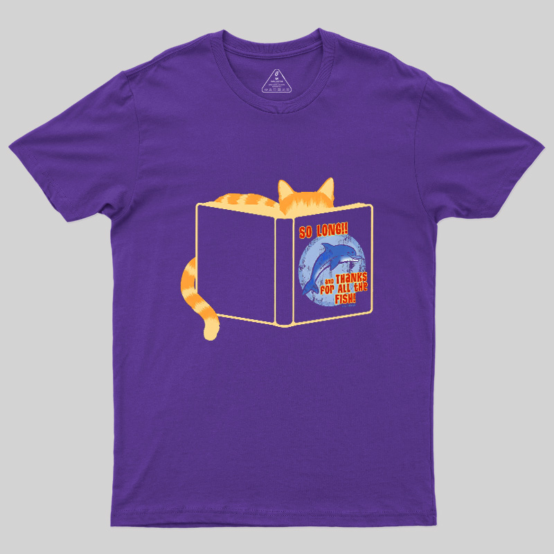 Cat Thanks For The Fish Geek T-Shirt