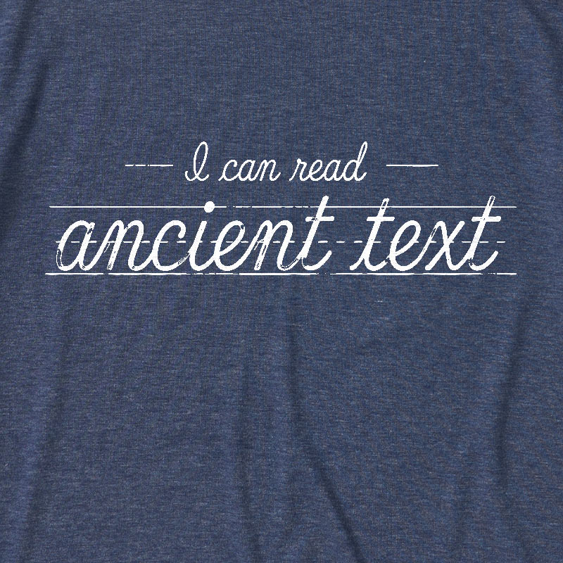 Ancient Text Ultra Soft Heather Tee