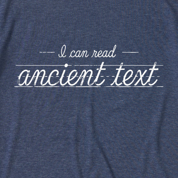 Ancient Text Ultra Soft Heather Tee